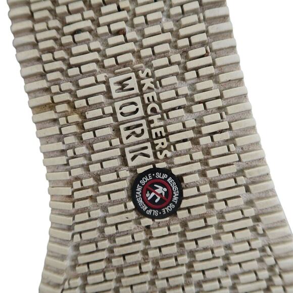 Skechers Shoes Womens 9 Shape Up Sneaker Work Slip Resistant Leather White Retro - Picture 14 of 16